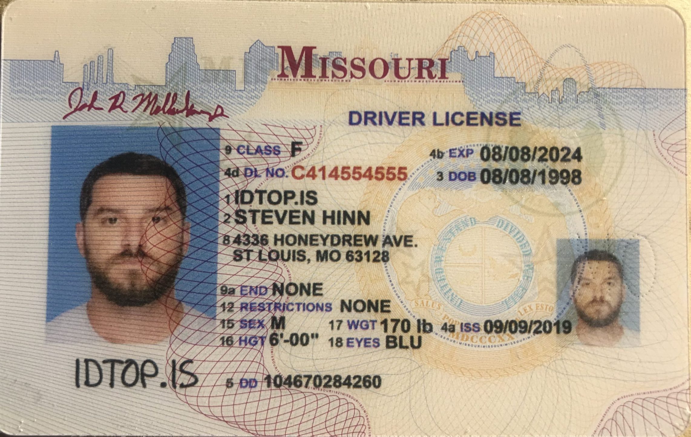 Missouri Fake Id Templates