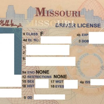 Missouri Fake Id Templates