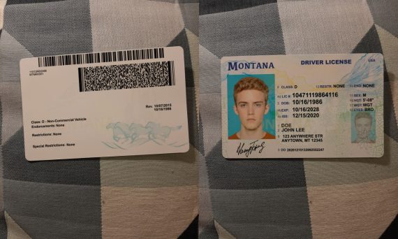 Montana Fake Id Front And Back