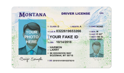 Montana Fake Id Templates