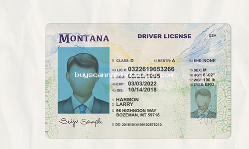 Montana Scannable Fake Id Maker