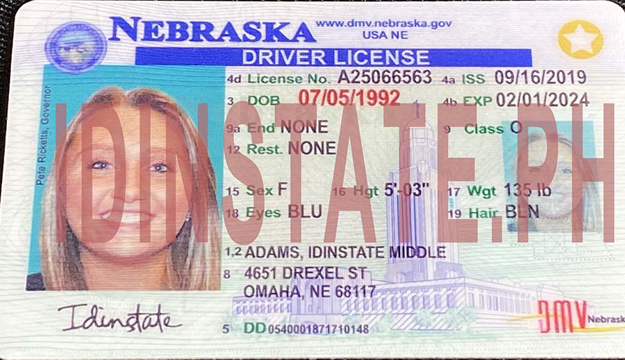 Nebraska Fake Id Front And Back