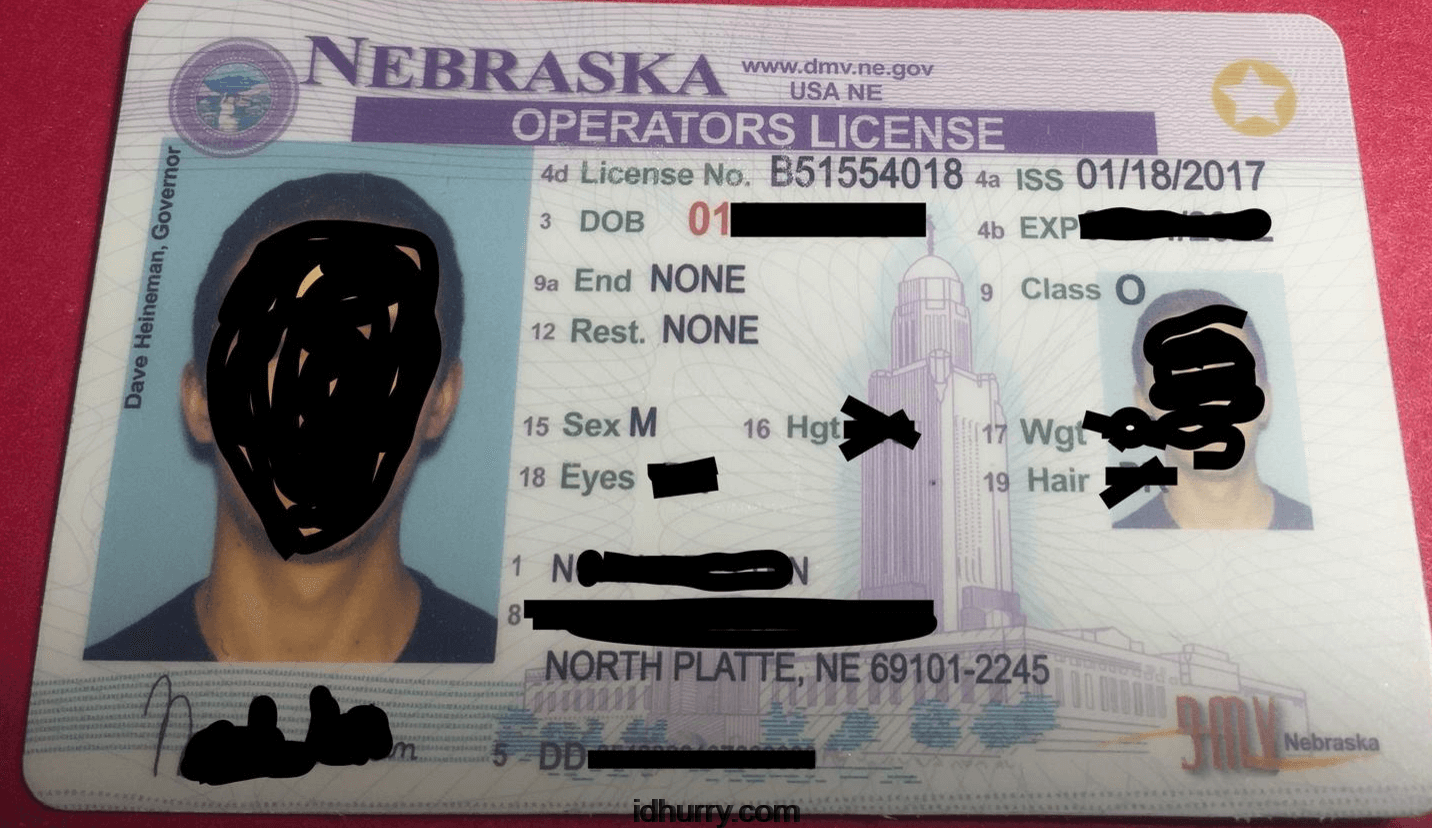 Nebraska Fake Id Front And Back