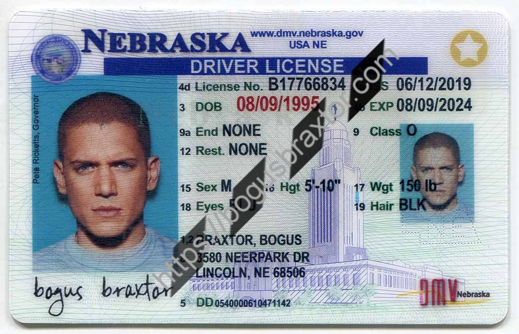 Nebraska Fake Id Front And Back