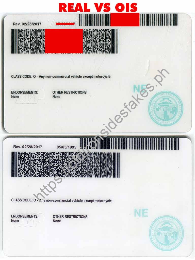 Nebraska Fake Id Front And Back