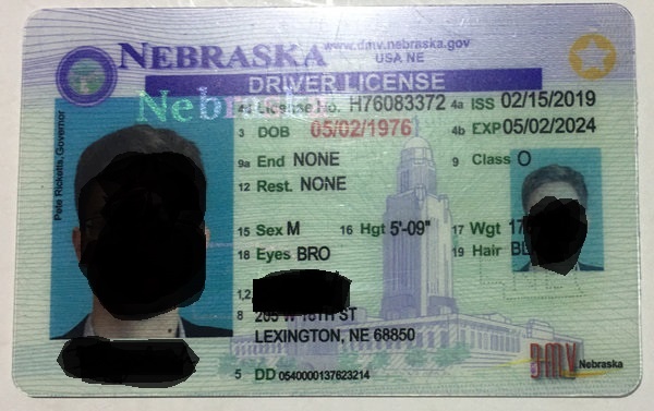 Nebraska Fake Id Templates