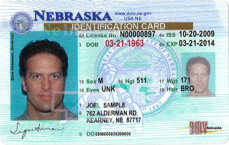 Nebraska Fake Id Templates