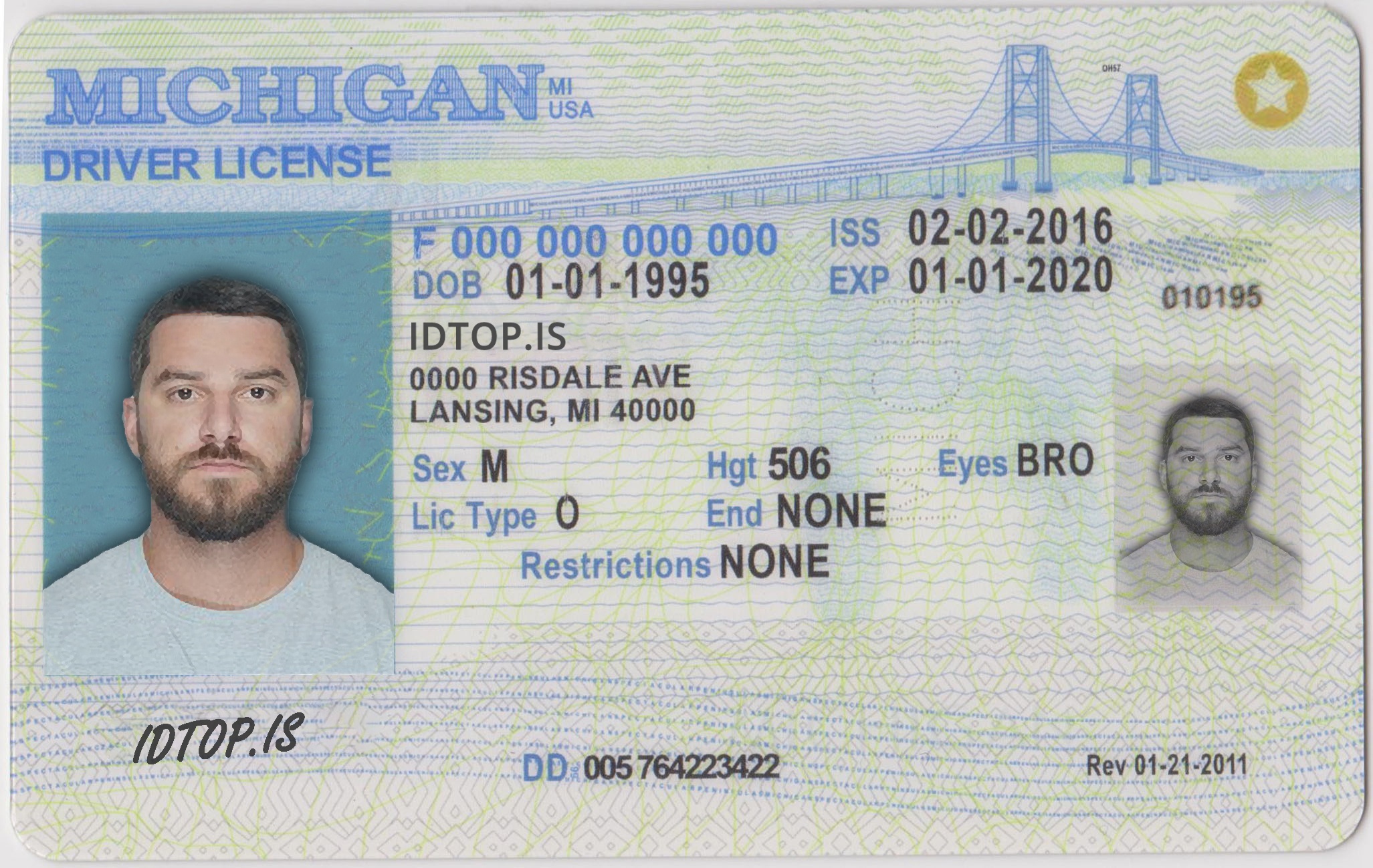 New Hampshire Scannable Fake Id Front And Back