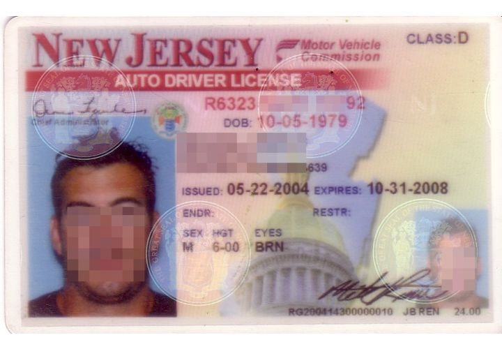 New Jersey fake id