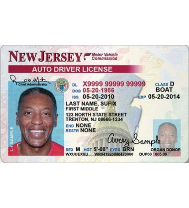 New Jersey Scannable fake id