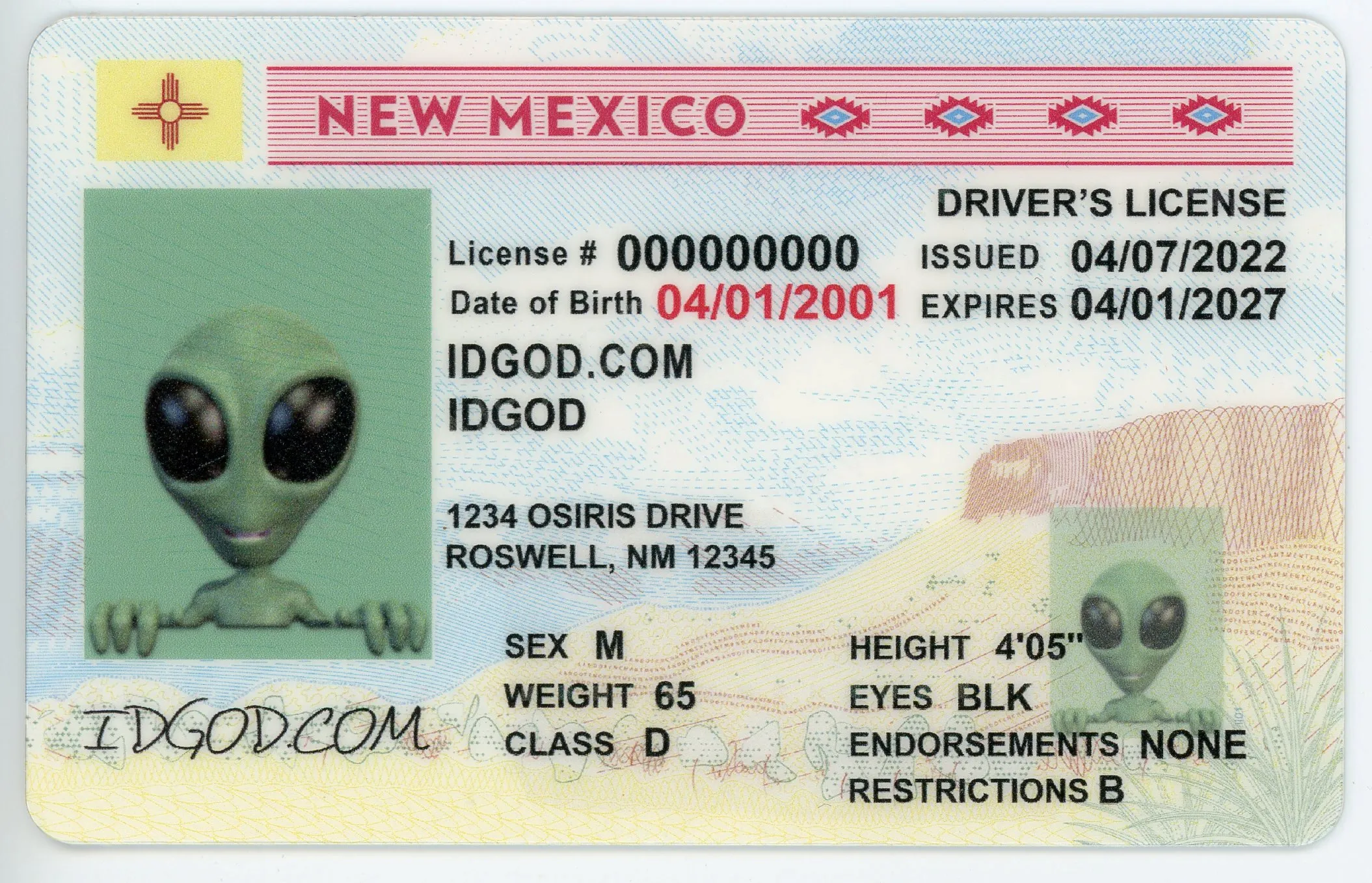 New Mexico Scannable Fake Id Maker