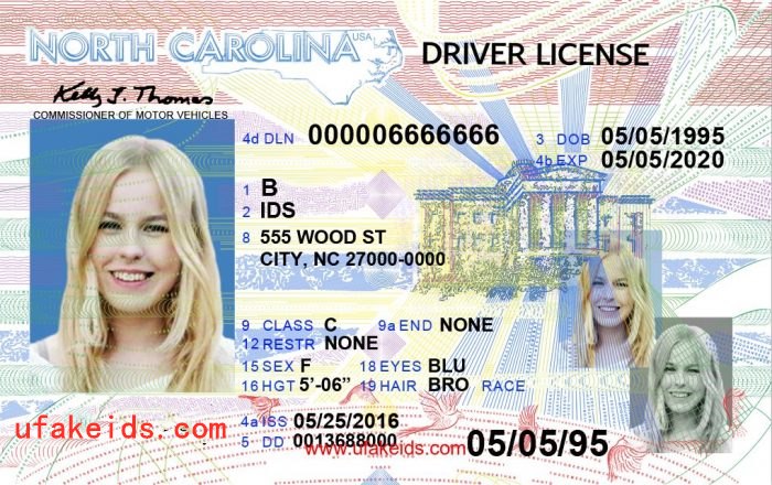 North Carolina Fake Id Generator