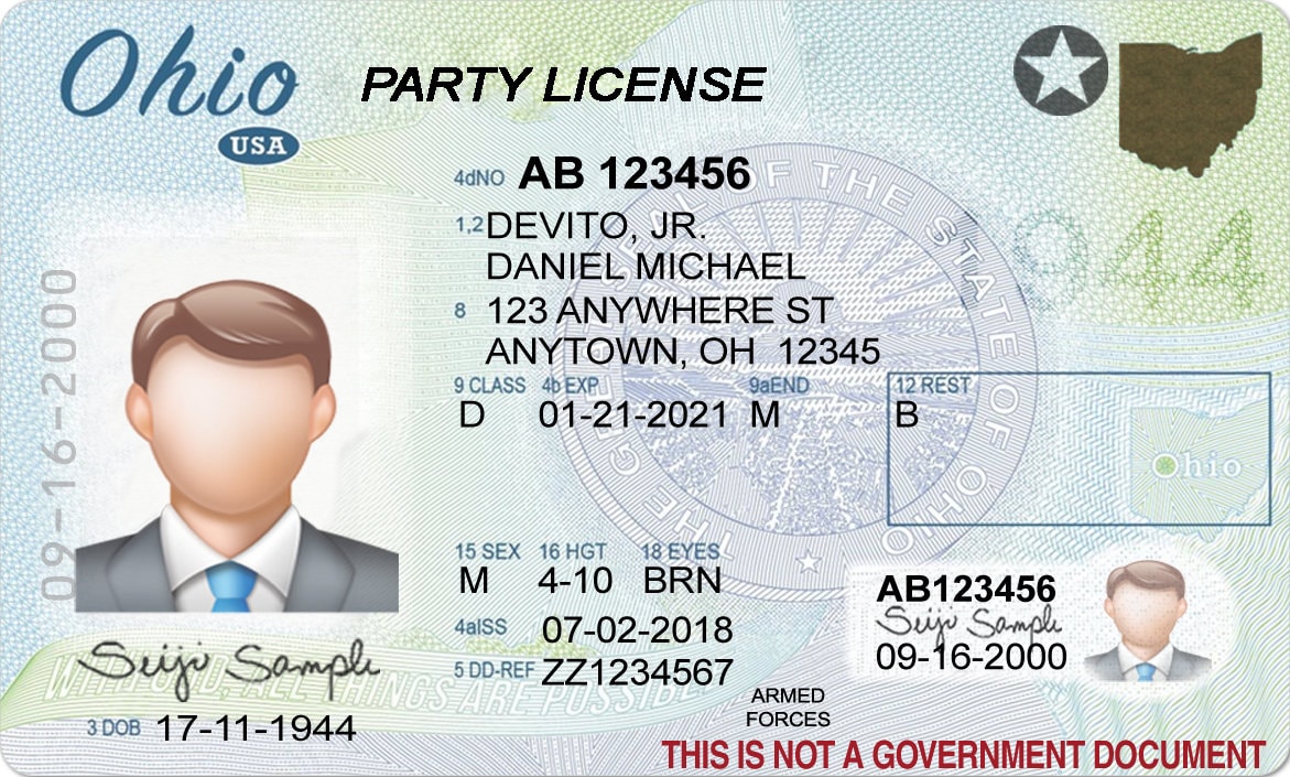 Ohio Scannable Fake Id Maker