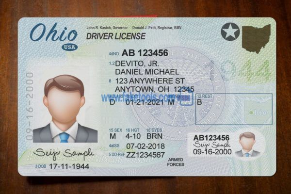 Ohio Scannable Fake Id Maker