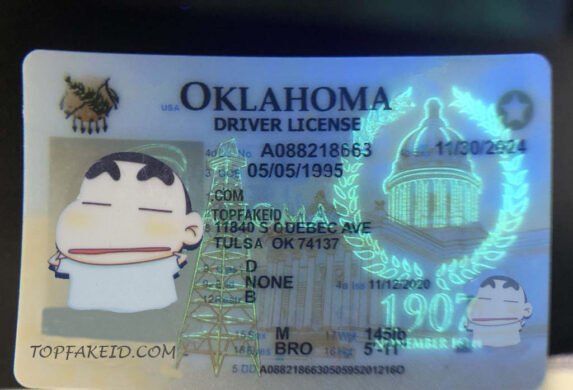 Oklahoma Scannable Fake Id Generator