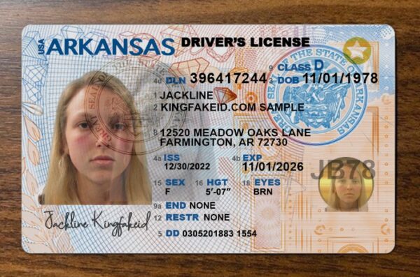 Order Arkansas Fake Id