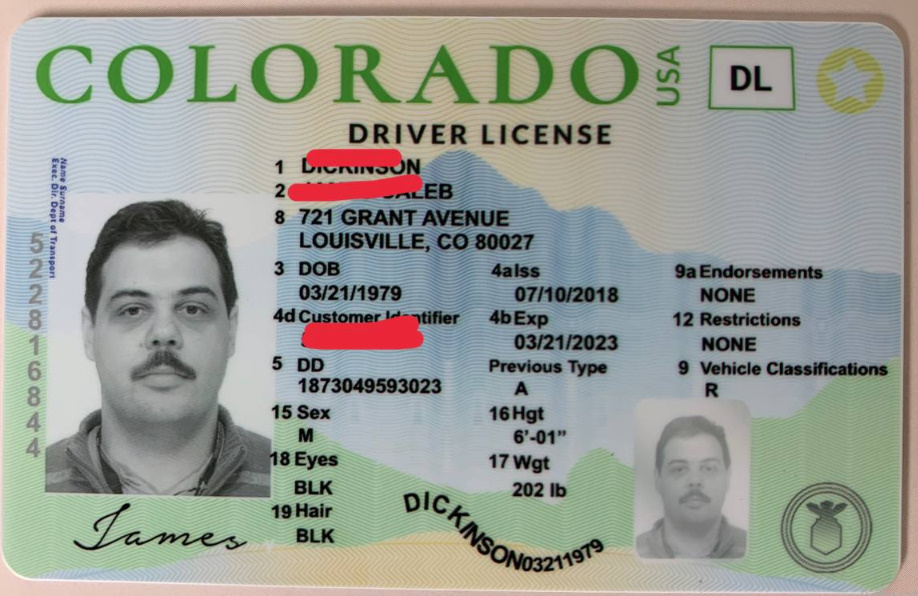 Order Colorado Fake Id