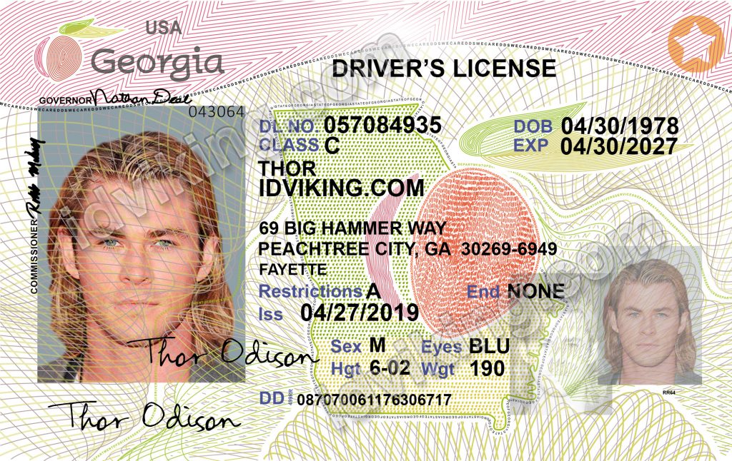 Order Georgia Fake Id