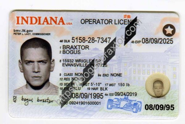 Order Indiana Scannable Fake Id