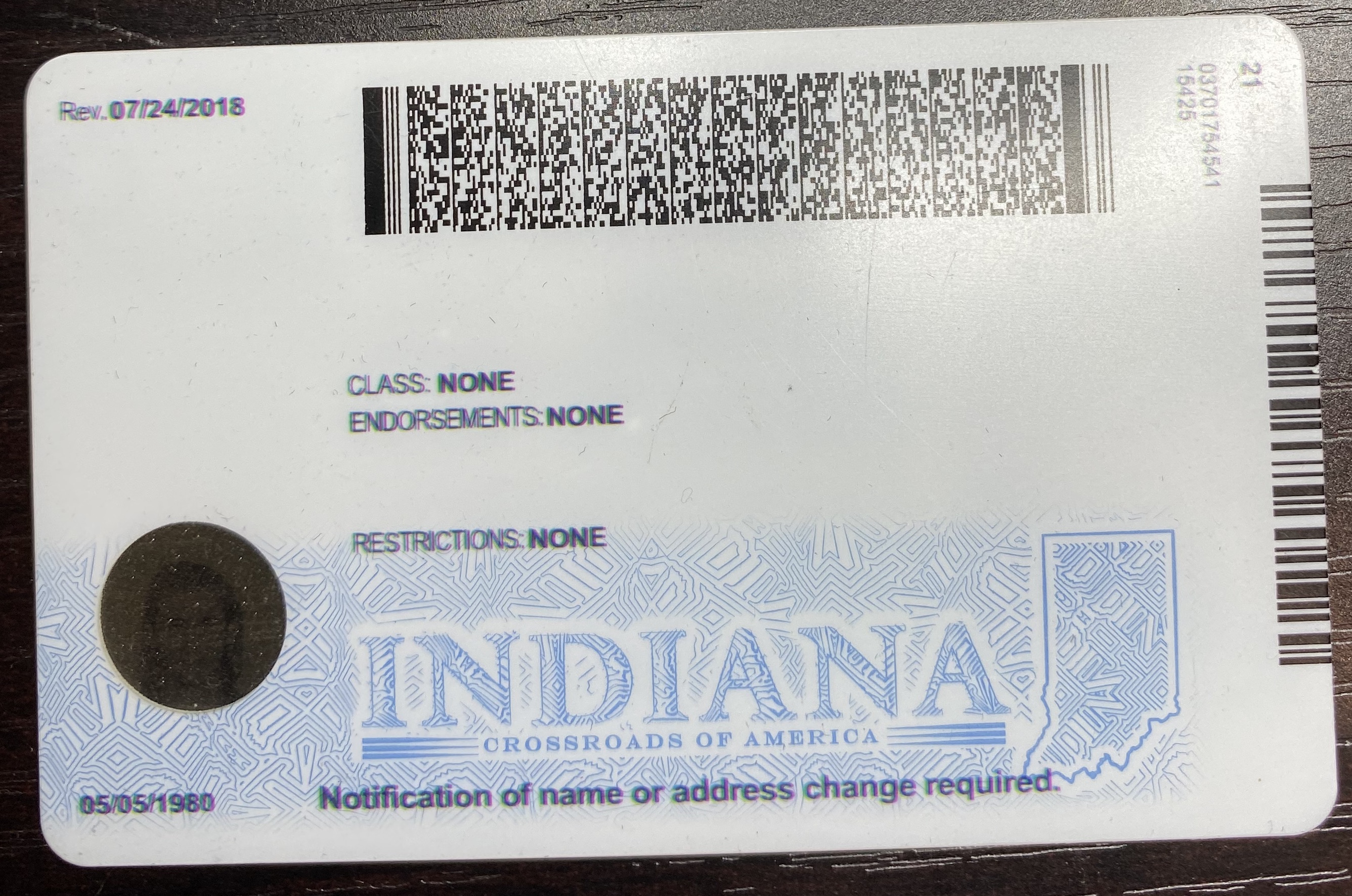 Order Indiana Scannable Fake Id