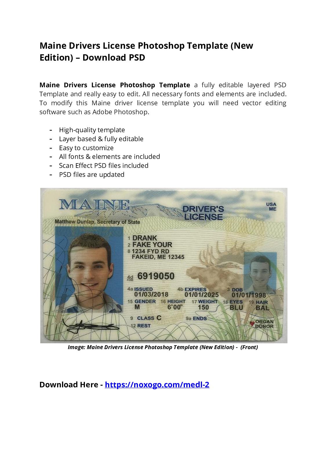 Order Maine Fake Id