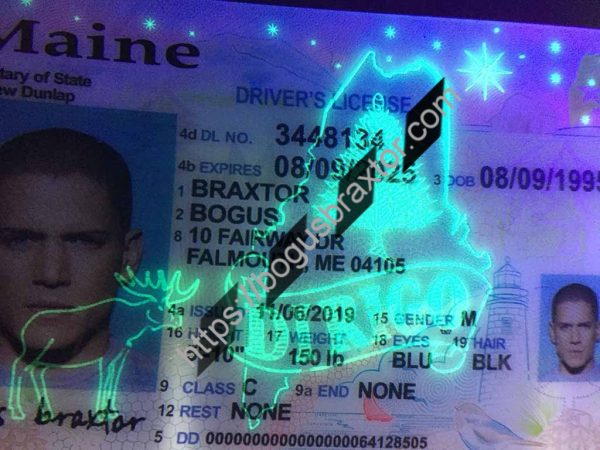 Order Maine Scannable Fake Id