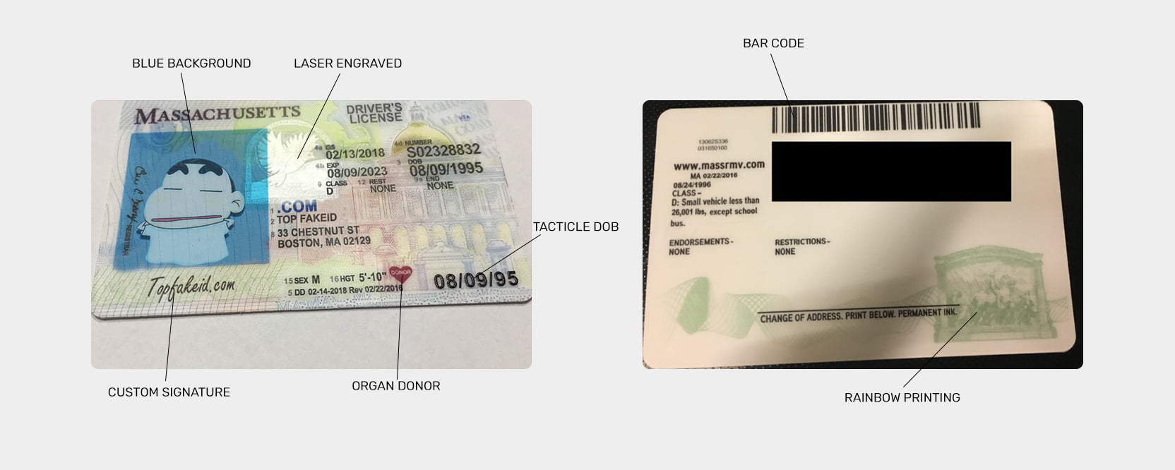 Order Massachusetts Scannable Fake Id