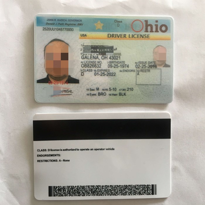 Order Ohio Fake Id