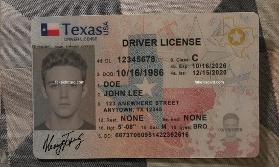 Order Texas Fake Id