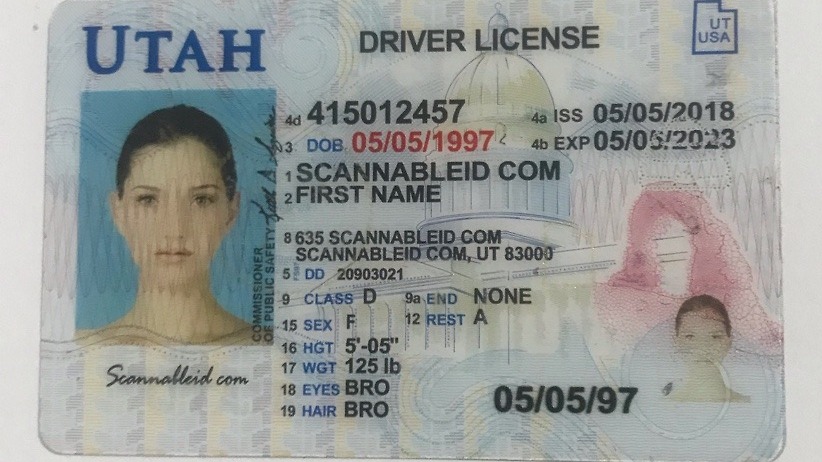 Order Utah Scannable Fake Id