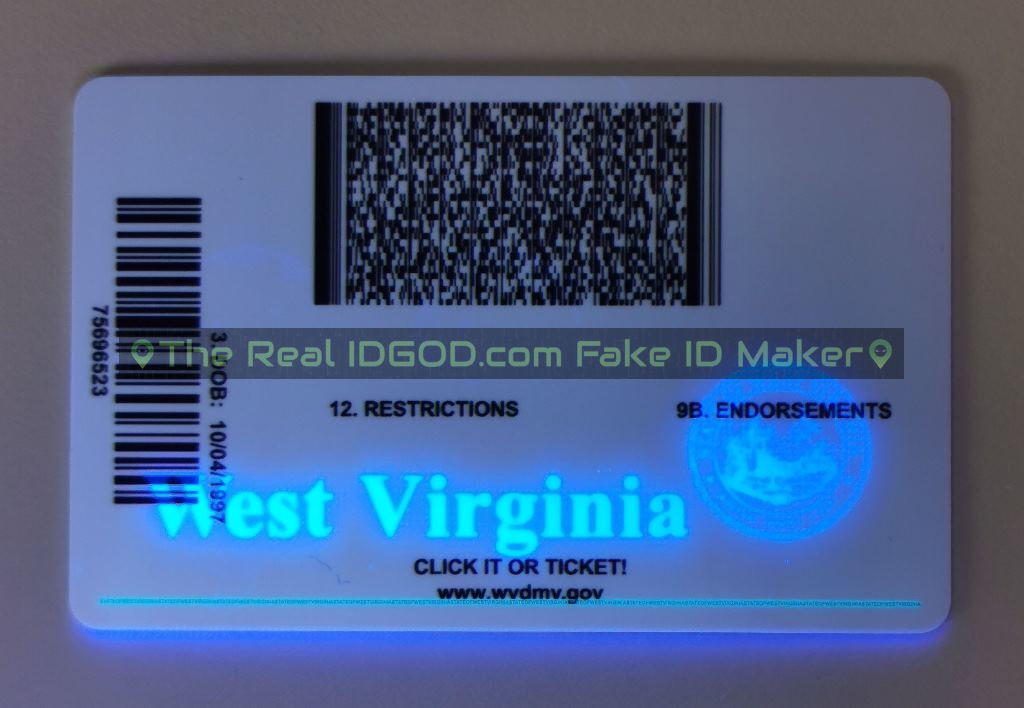 Order West Virginia Scannable Fake Id