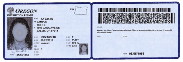 Oregon Fake Id Front And Back