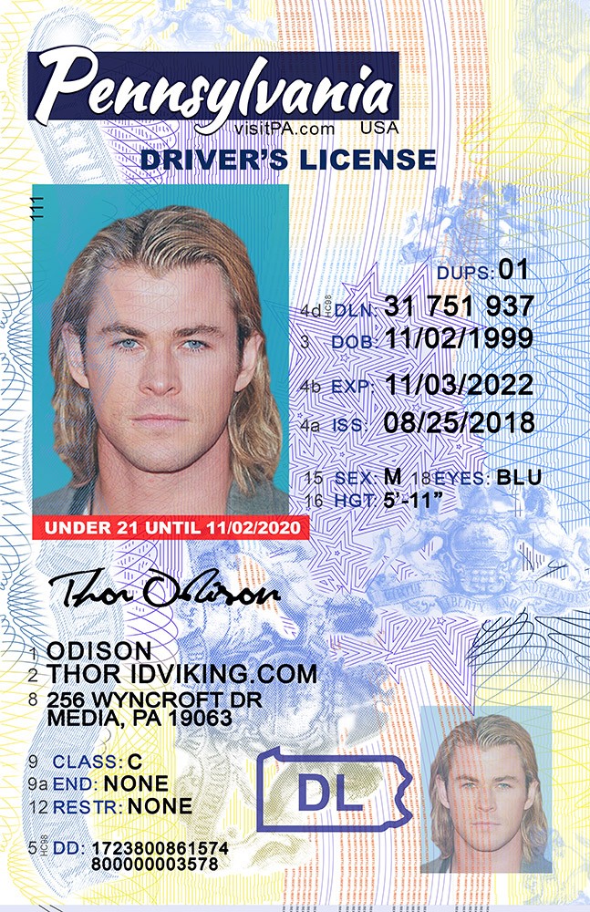 Pennsylvania Fake Id Online