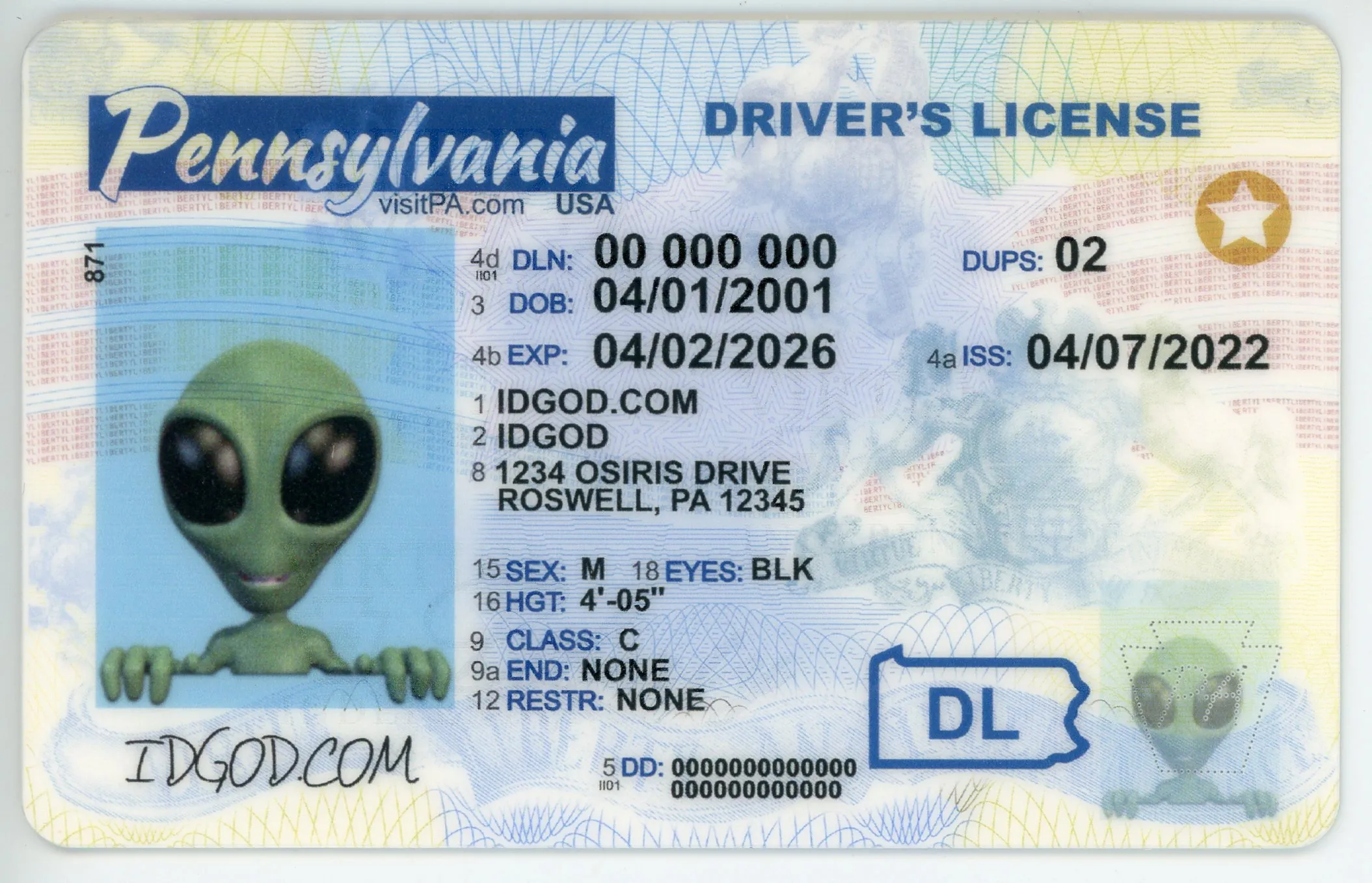 Pennsylvania Fake Id Online