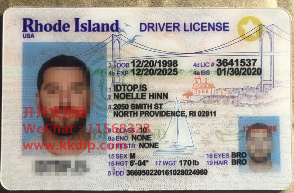 Rhode Island fake id