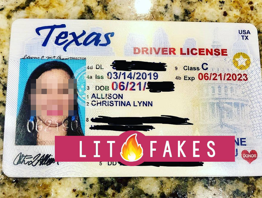 Texas fake id