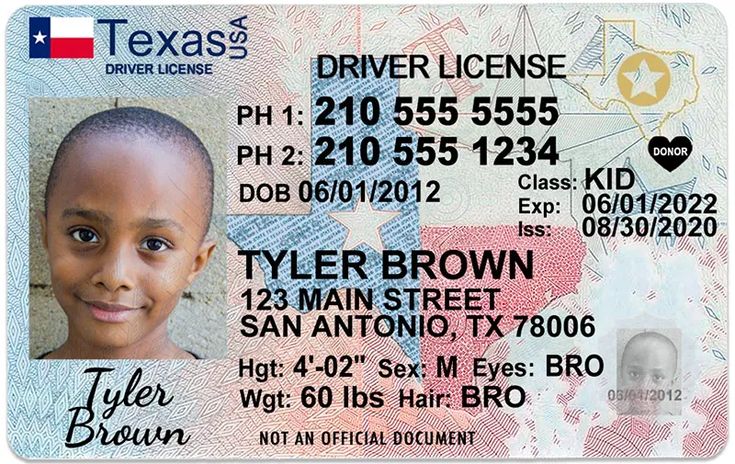 Texas fake id