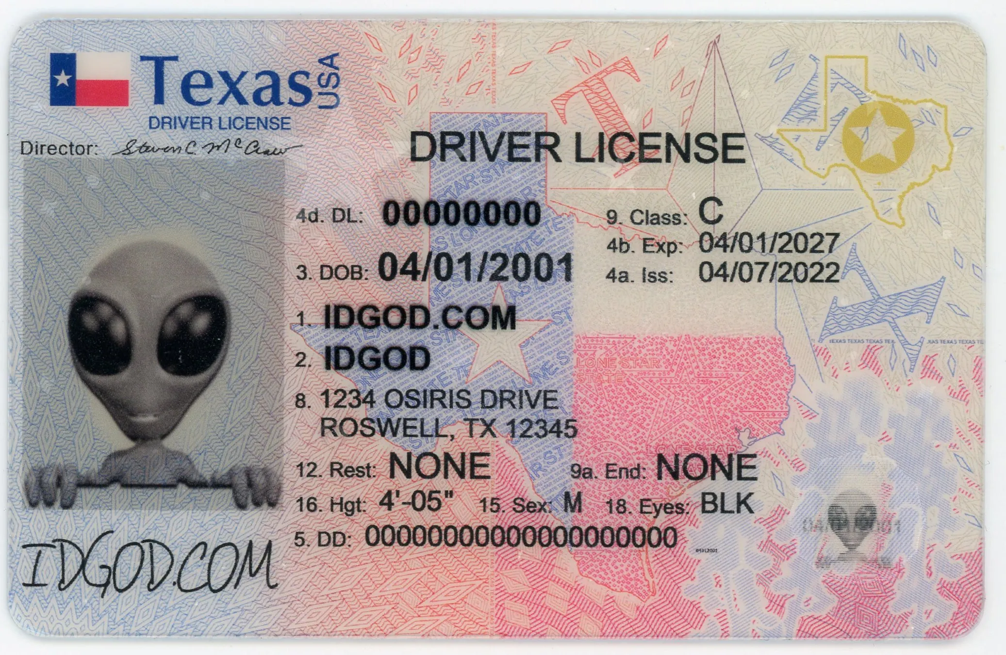 Texas Scannable Fake Id Front And Back