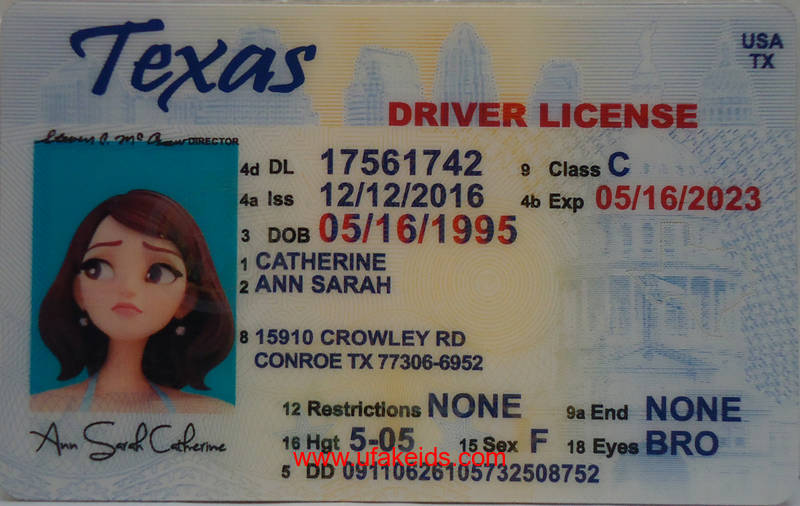 Texas Scannable Fake Id Generator