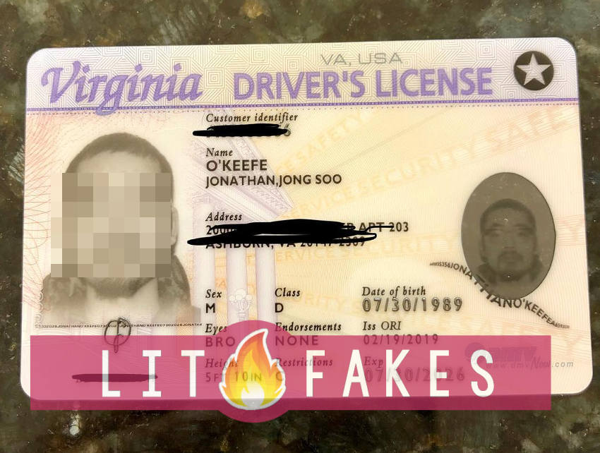 Virginia fake id