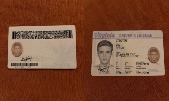 Virginia Scannable fake id