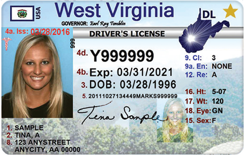 West Virginia Fake Id Templates