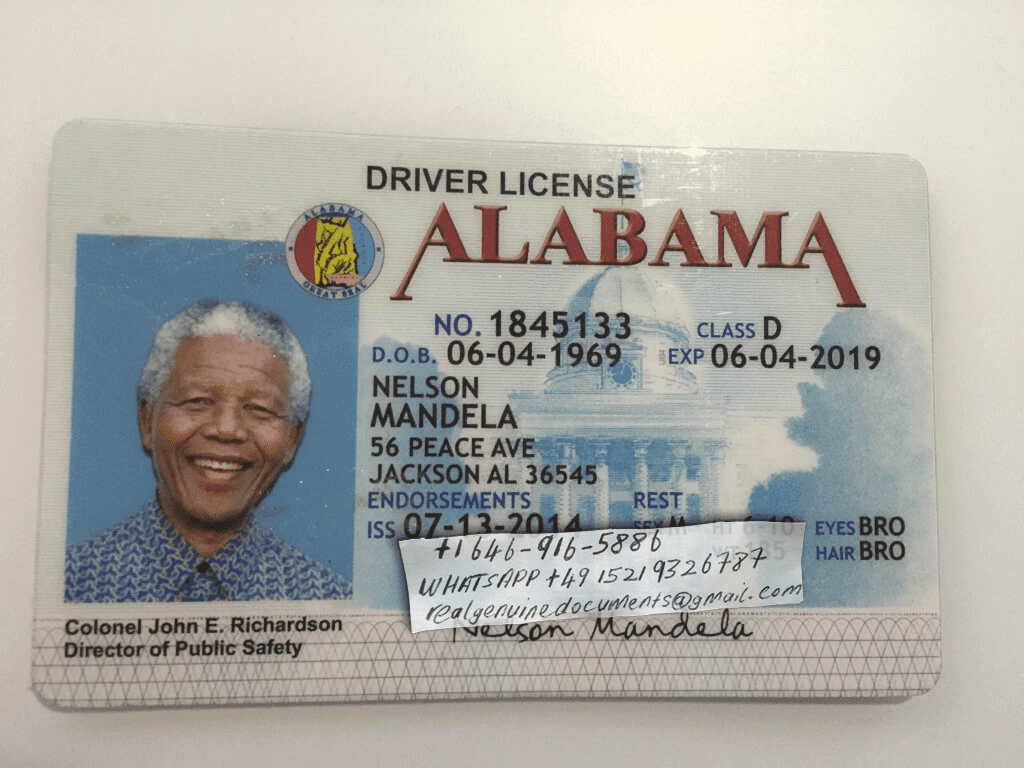 Where To Buy A Alabama Fake Id